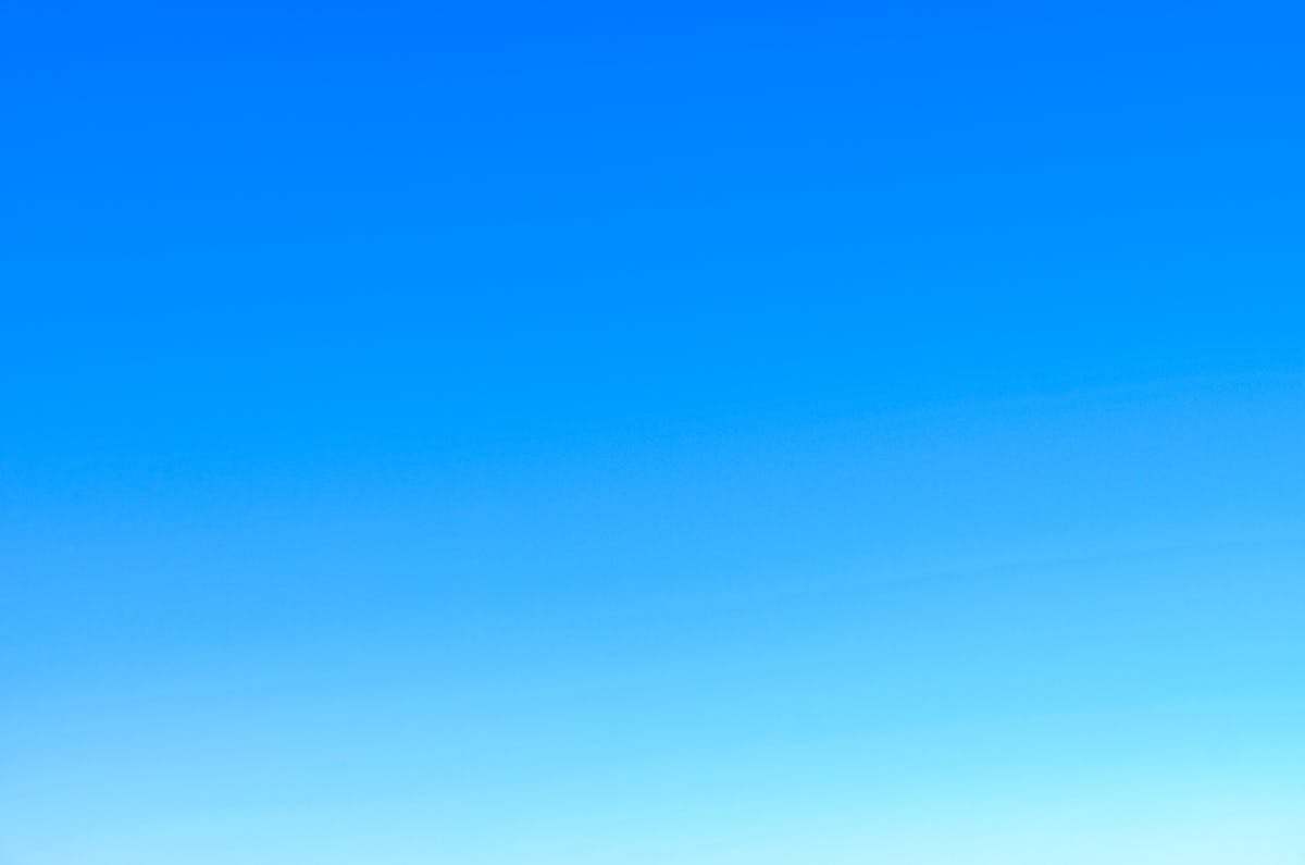 青い空